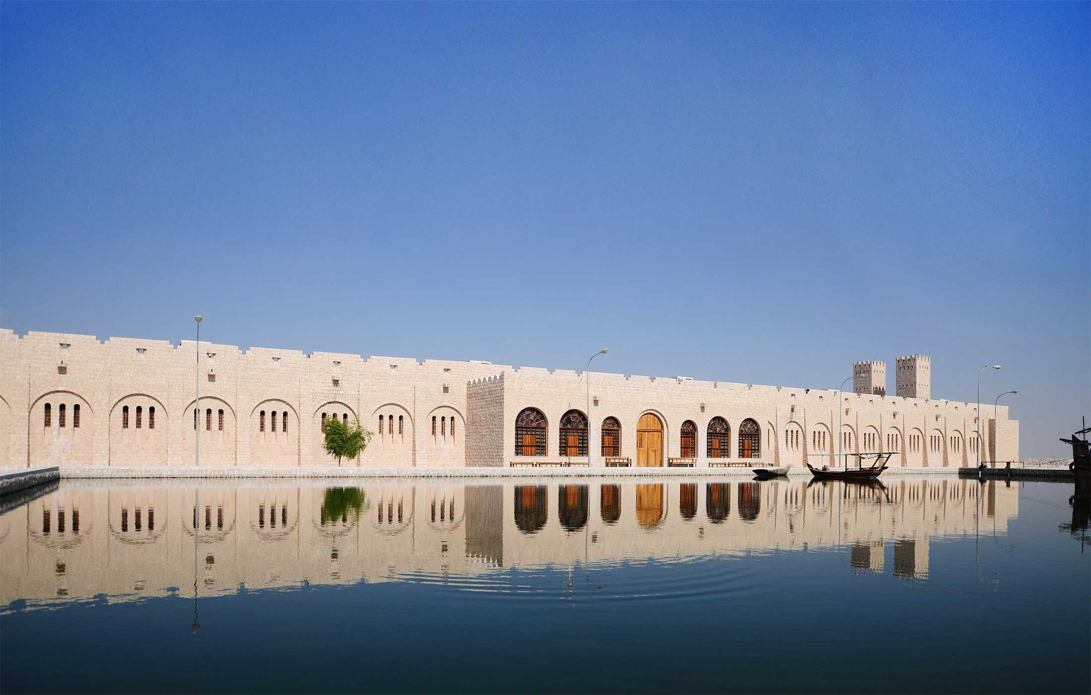 Exterior view of the FBQ Museum in Doha