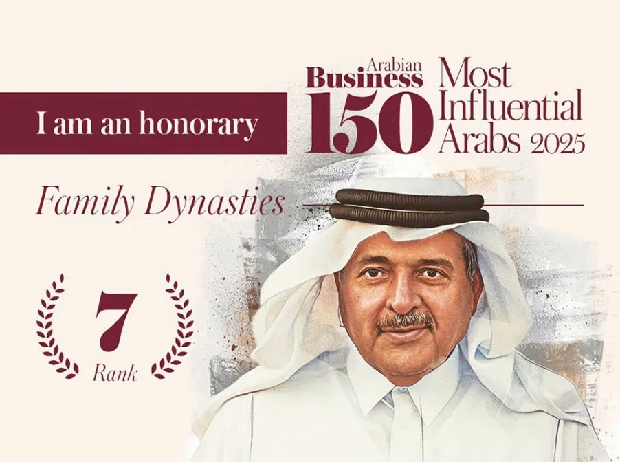 Sheikh Faisal bin Qassim Al Thani Recognized Among Top 150 Influential Arabs
