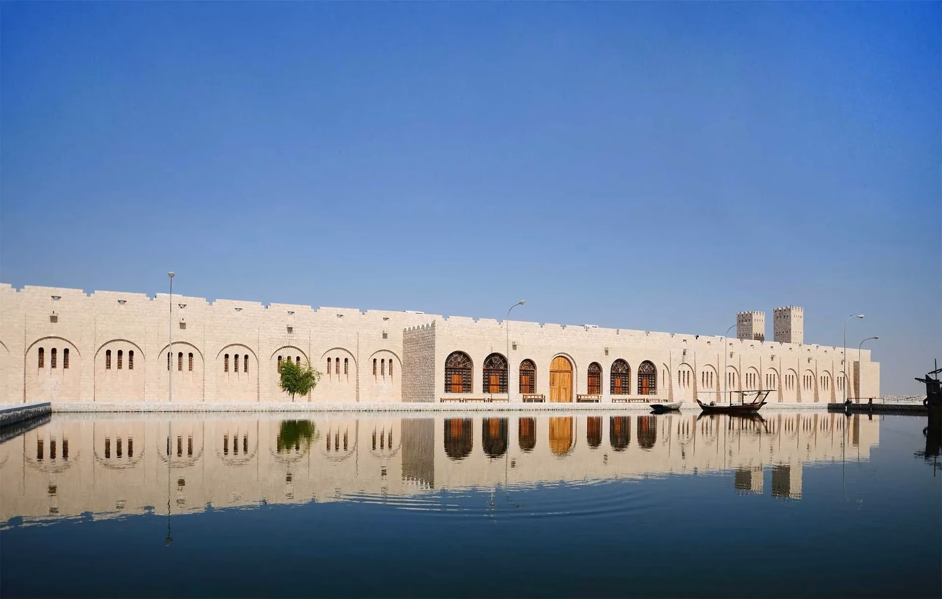 Exterior view of the FBQ Museum in Doha